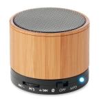 Altavoz Bluetooth de madera para publicidad de estilo clásico Natura color negro