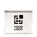 Neceseres publicitarios baratos de PVC transparente CabinCrew vista de impresión