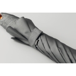 Clásico paraguas para empresas en RPET Ø107 Reciclo Essence color gris tercera vista