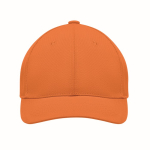 Gorras serigrafiadas de alta calidad y de algodón grueso Cottonstyle color naranja segunda vista