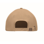 Gorras serigrafiadas de alta calidad y de algodón grueso Cottonstyle color beige tercera vista