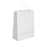 Bolsas kraft personalizadas pequeñas blancas 90 g/m2 Retail Mini color blanco