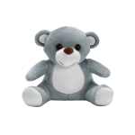 Suave osito de peluche para regalaren ferias y eventos Pooky color gris primera vista