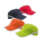 Gorra para eventos en poliéster con elementos reflectantes Reflect varios colores