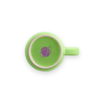 Taza Mochaccino color verde claro imagen con logo 4