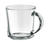 Tazas personalizadas baratas en cristal con smiley 230ml Cristal color transparente