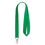 Lanyard Woven Custom 15mm color verde septima vista