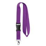 Lanyard Woven Plus 15mm color violeta septima vista