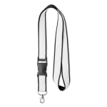 Lanyard Double Plus 20mm color negro septima vista
