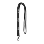 Lanyard Lace 10mm color negro vista de impresión
