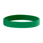 Pulseras personalizadas de silicona baratas de 12 mm Regular color verde