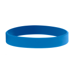 Pulseras personalizadas de silicona baratas de 12 mm Regular color azul claro