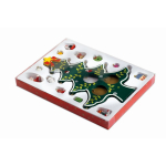 Pequeño árbol de navidad decorativo con 12 adornos Navideño Noel color verde segunda vista