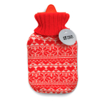 Bolsa de agua caliente con diseño nórdico Agua Caliente Nordic color rojo vista de impresión