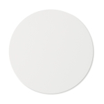 Cargador inalámbrico con logo a todo color  barato Fullprint Round color blanco cuarta vista