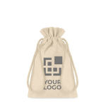 Bolsa de algodón pequeña para regalo 105 g/m2 Original Boutique Small vista de impresión