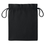 Bolsa mediana algodón para regalo 105 g/m2 Night Boutique Medium color negro segunda vista