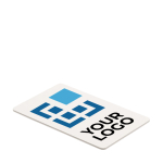 Tarjeta de seguridad RFID que protege tus tarjetas de crédito Blocked color blanco vista de impresión