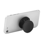 Anillo para soporte de móvil personalizado barato Popup color negro tercera vista