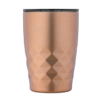 Vaso térmico de acero con formas geométricas 350ml Avenue Liberica color champagne segunda vista