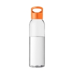 Bidones personalizados de tritán con tapa de rosca 650ml Sunset color naranja segunda vista frontal