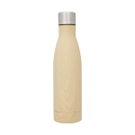 Botellas impresas con cubierta de madera Avenue Lane Natural 500ml color madera segunda vista frontal