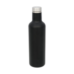 Botellas personalizadas térmicas elegantes de acero 750ml Avenue Road color negro tercera vista
