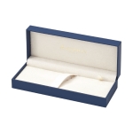 Pluma clásica de acero de la marca Waterman tinta azul Graduate color plateado