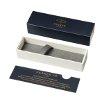 Bolígrafo metálico con acabados dorados tinta azul Parker IM Gold