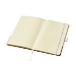 Elegante libreta con tapa de corcho A5 hojas a rayas JournalBooks Cork color blanco