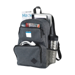 Mochila corporativa para pc de poliéster 600D 15,6'' Business Style color gris vista detalle 1