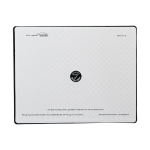 Alfombrilla publicitaria de plástico reciclado para ratón Reciclo color blanco