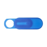 Protector de webcam personalizado con tapa deslizante Spyshield color azul real tercera vista frontal