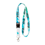 Lanyard RPET Sublim Plus Express 15mm color blanco vista principal