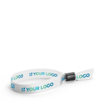 Pulseras eco sublimadas entrega de 6-8 días 15 mm RPET Sublim Express color blanco vista principal