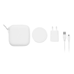 Set cargador inalámbrico para merchandising Set Wireless Charge color blanco quinta vista