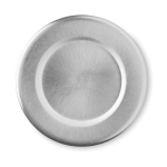 Termos promocionales de acero con exterior de bambú 400ml Bamboo color madera cuarta vista