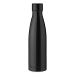 Botella termo personalizada de acero elegante 500ml Midlane color negro