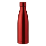 Botella termo personalizada de acero elegante 500ml Midlane color rojo