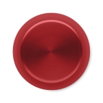 Botella termo personalizada de acero elegante 500ml Midlane color rojo tercera vista