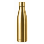 Botella termo personalizada de acero elegante 500ml Midlane color dorado