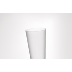 Vasos personalizados de plástico acabado glaseado de 500ml Concert color blanco transparente segunda vista