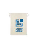 Bolsa para comida de algodón con rejilla y cierre Eco Verdure vista de impresión