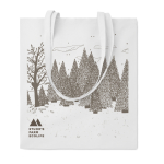 Bolsa de algodón de colores barata de 180 g/m2 EcoColor Superb color blanco vista principal segunda vista