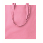 Bolsa de algodón corporativa de colores de 180 g/m2 color rosa
