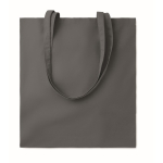 Bolsa de algodón de colores barata de 180 g/m2 EcoColor Superb color gris oscuro
