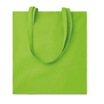 Bolsa de algodón de colores barata de 180 g/m2 EcoColor Superb color verde lima