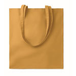 Bolsa de algodón corporativa de colores de 180 g/m2 color miel