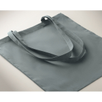 Bolsa de algodón corporativa de colores de 180 g/m2 color azul petróleo vista fotografía tercera vista