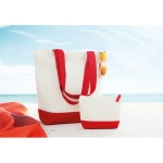 Neceseres personalizados de algodón 340 g/m2 Promenade color rojo vista bodegón principal